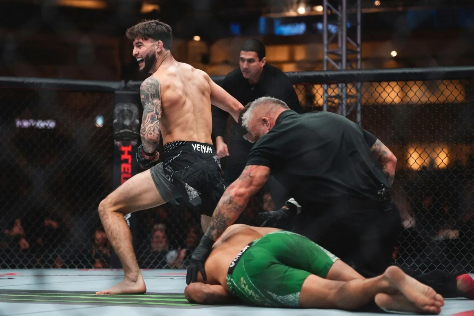 Шон Кинг III перешел в статус полноценного бойца UFC после яркого нокаута на Noche